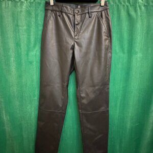 AG Adriano Goldschmied Faux Leather Pants 24